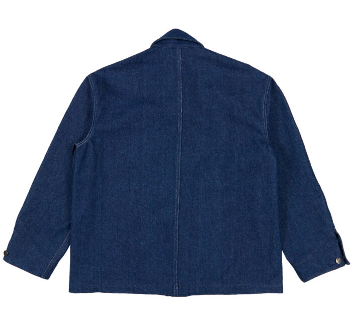 Scoured 12oz Indigo Denim Chore Coat - Randy's Garments