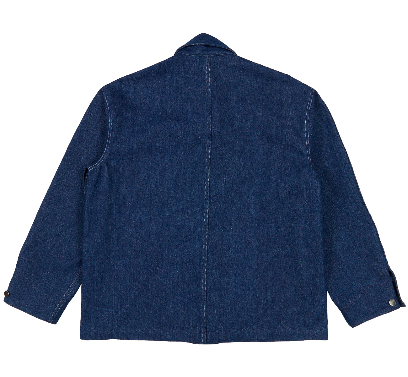 Scoured 12oz Indigo Denim Chore Coat - Randy's Garments
