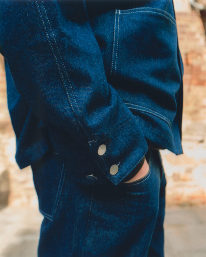 Scoured 12oz Indigo Denim Chore Coat - Randy's Garments