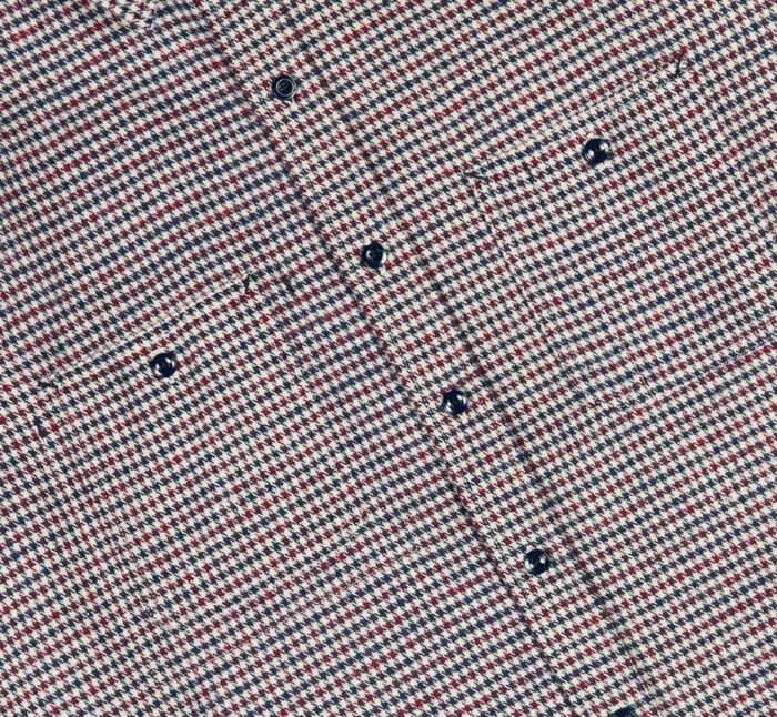 Heavy Brushed Houndstooth 3-Pocket Work Shirt - Randy's Garments