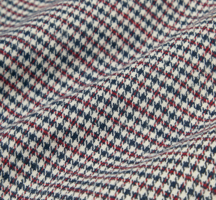 Heavy Brushed Houndstooth 3-Pocket Work Shirt - Randy's Garments