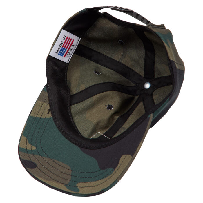 Woodland Camo 6-Panel Snapback - Randy's Garments
