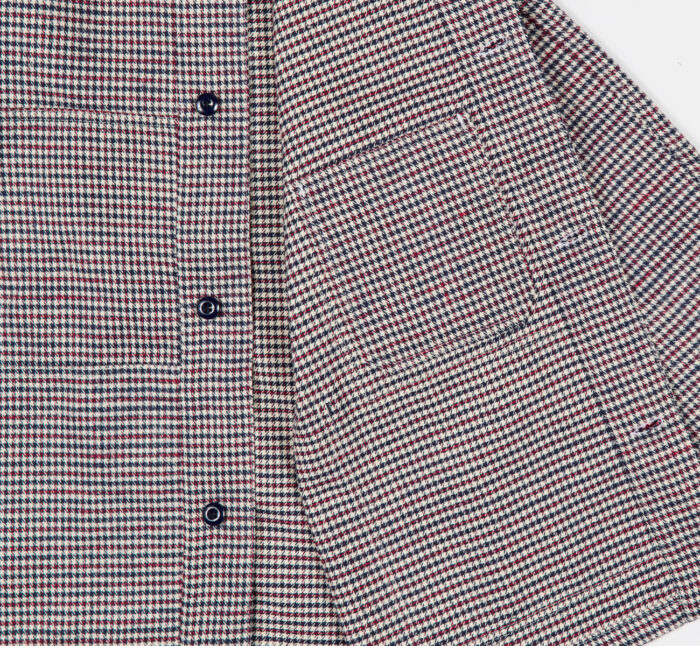 Heavy Brushed Houndstooth Chore Coat - Randy's Garments