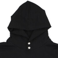 Overdyed heavyweight Double-Snap Hoodie