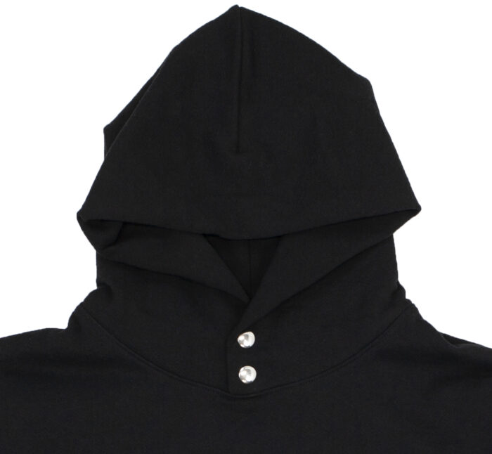 heavyweight Double-Snap Hoodie