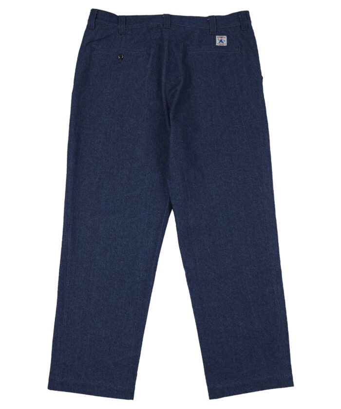 Scoured 12oz Indigo Denim Gusseted Work Pant - Randy's Garments