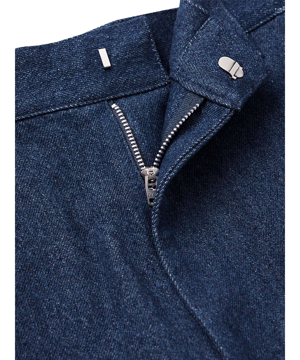 Scoured 12oz Indigo Denim Gusseted Work Pant - Randy's Garments