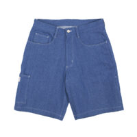 Laundered 12 oz Denim 7-Pocket Jean Shorts