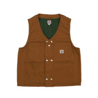 fully lined Durable Water Repellent Duck Canvas Double-Snap Vest